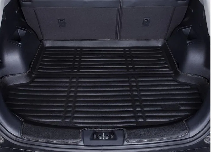 

Car styling 3D three-dimensional PU tail box protective carpet pad trunk luggage pad for Hyundai Santa Fe 2010 2011 2012