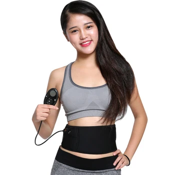 

EMS Electric Vibration USB Charging Detachable Waist Wrap Adjustable Modes 220W Abdomen Massager Slimming Belt Ergonomic 3.7V