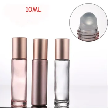 

1pcs 10ml Lip Gloss Oil Roll On Bottle Portable Empty Refillable Bottle Makeup Container Tube Vials Liquid Sub-bottling