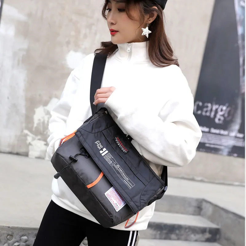 High Quality Men Nylon Shoulder Bag Fashion Casual Multi