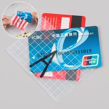 Модный милый мультяшный студенческий банк, кредитная карта, защитный чехол, ПВХ, прозрачный матовый держатель для карт, ID карта, защита для девочек