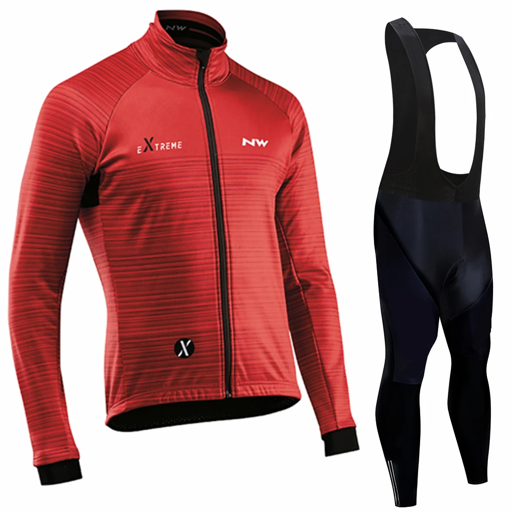 Northwave Pro Team Зимняя одежда для велоспорта дышащая Ropa Ciclismo Одежда с длинным рукавом для горного велосипеда одежда для спорта на открытом воздухе