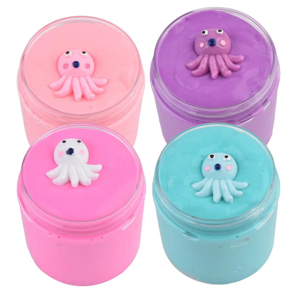 Octopus Non-Stick Large Foam Mud Pressure Relief Toys Scented Oily Mud Slime Toys Antistress Gadgets Stress Relief Toy #B