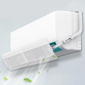 

Adjustable Air Conditioner Cover Windshield Air Conditioning Deflector Baffle Shield Wind Guide Anti-Windshield