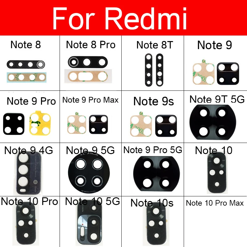 Клейкий стикер для объектива камеры Xiaomi Redmi Note 8 8T 9 10 Pro Max 9s 9T 10s 5G | Мобильные