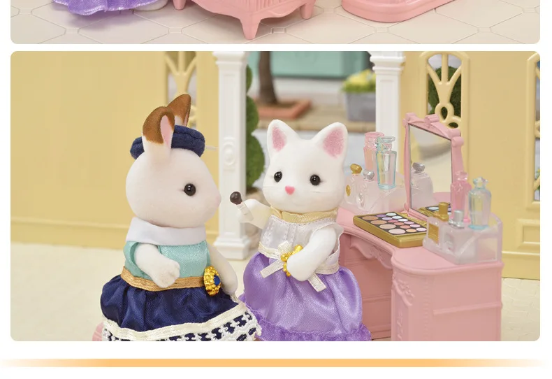 Semipkg дети Sylvanian Families игрушка изысканный Побеленный чехол игровой дом для девочек кукла игрушка 6014