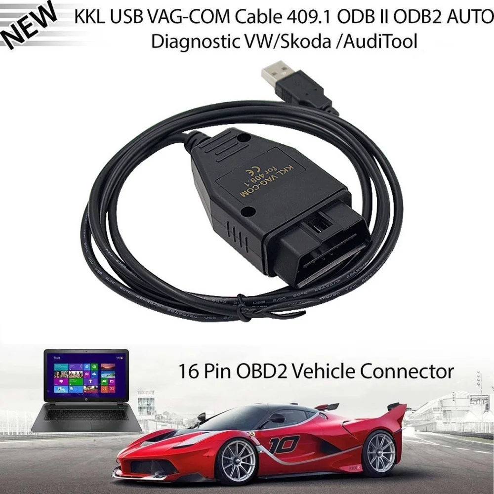 Автомобильный usb кабель сканер KKL 409 1 диагностический инструмент для диагностики