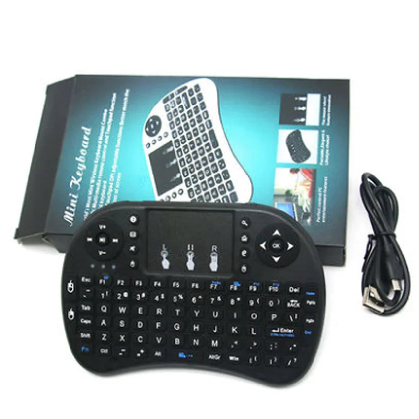 Беспроводная мини-клавиатура Raspberry Pi 2,4 ГГц для Raspberry Pi 3B/4B/zero W Min Raspberry Keyboard