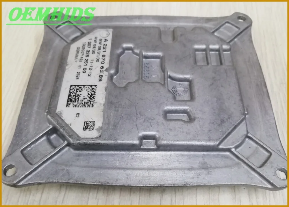 AL W221 A2218706389 A2219008001 OEM Ballast Used Original for w221 S-CLASS MOPF Headlight  control unit module