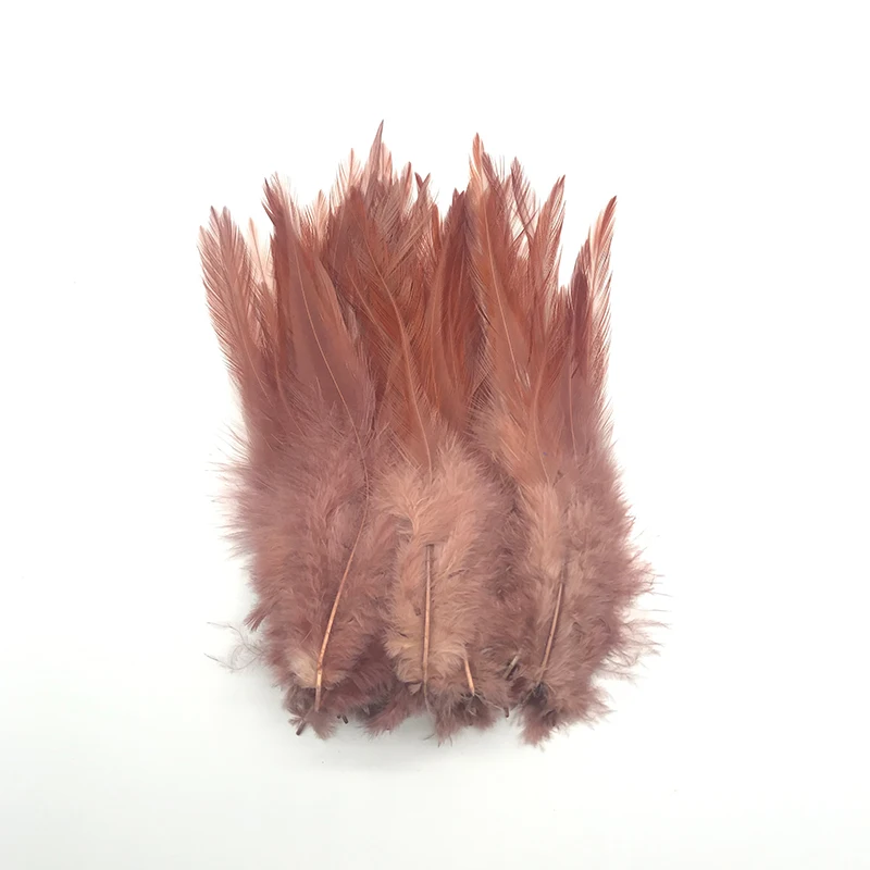 100pcs chicken feather hot sale for clothes DIY decoration 10-15cm/4-6 inch