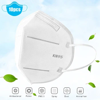 

Breathable Face Masks 5-layer Filtration Cotton Facial Protective Cover Anti-fog PM2.5 Non-woven Dustproof Respirator Mouth Mask