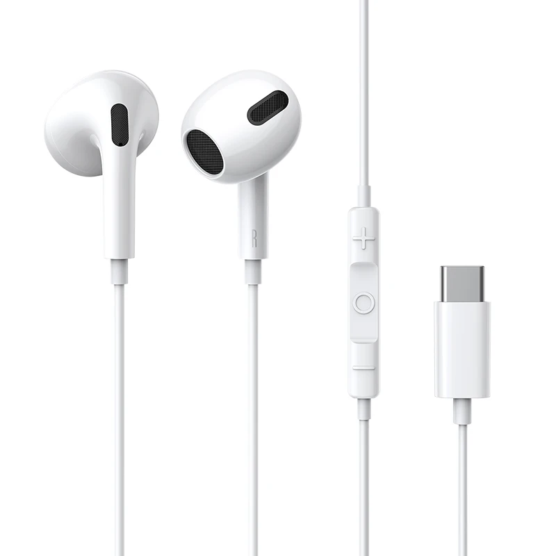 Baseus C17 Wired Earphone Type-C with Mic in-ear Wired Headphones For Xiaomi Samsung NOTE 10 NOTE 20 S21 S20 Cellphone Headsets
