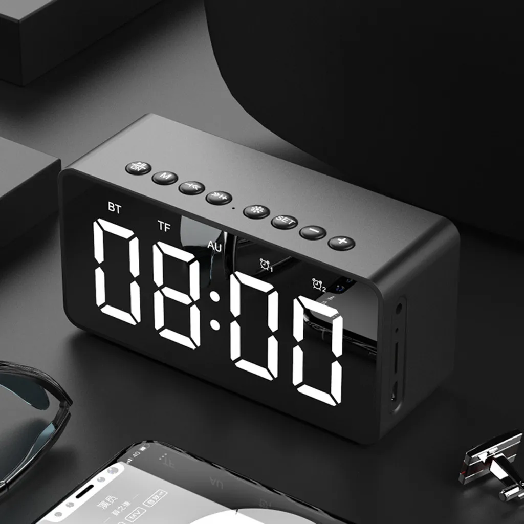 ЖК экран Bluetooth динамик BT506 мини супер бас беспроводной поддержка TF/Micro SD карта USB и