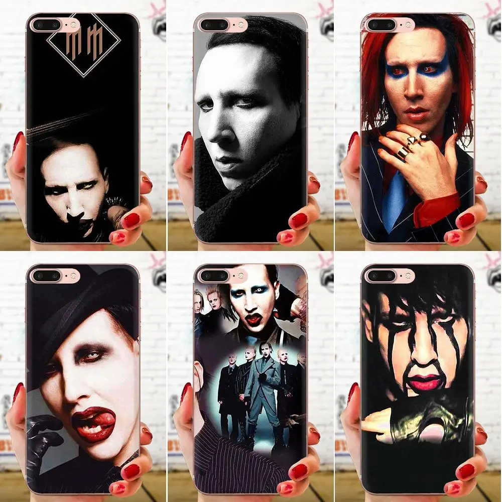 

Marilyn Manson Protective Pattern Phone Case For Huawei Honor Mate 7 7A 8 9 10 20 V8 V9 V10 G Lite Play Mini Pro P Smart