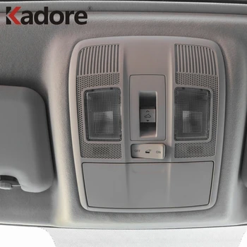 

For Mazda CX3 CX-3 2015-2018 2019 2020 Carbon Fiber Front Reading Light Lamp Decoration Trim Frame Cover Interior Accessories