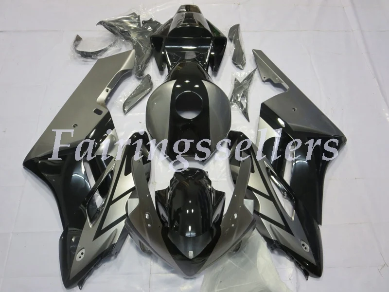 

(Injection mold) New ABS Full Fairing Kit 100% Fit For Honda CBR1000RR cbr1000 04 05 2004 2005 Fairings Black and Silver