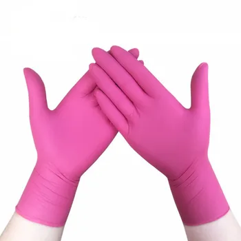

100pcs wear-resistant and durable nitrile disposable gloves rubber latex food medical household anti-static cleaning gloves