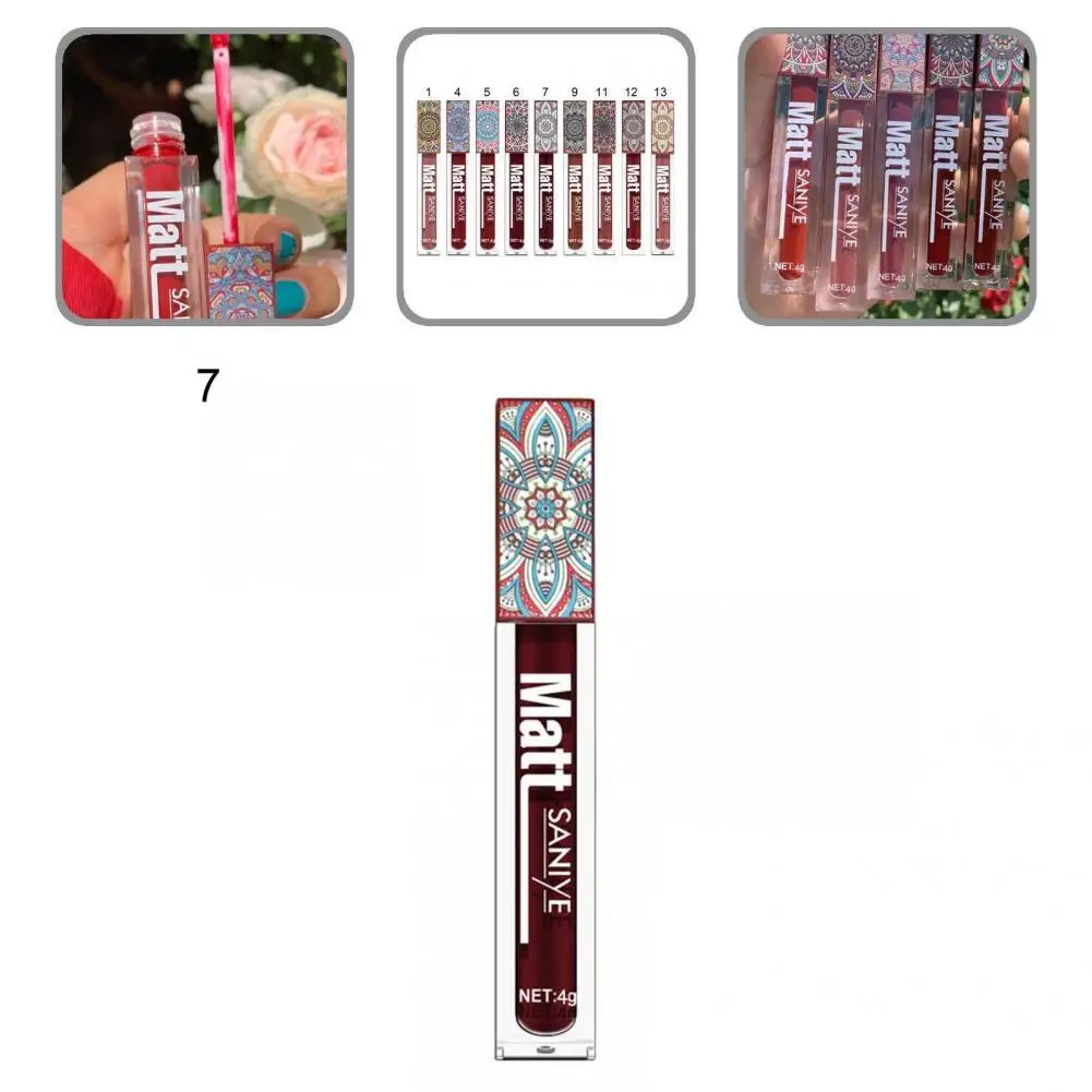 

Smudge-resistant Ultralight Ladies Makeup Matte Lipsticks Birthday Gift