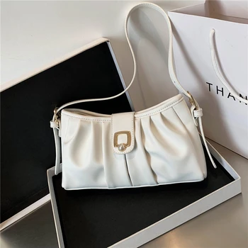 

Ladies Folds Hand Bags High Quality Luxury Handbags Women Shoulder Bags Designer Soft Leather Purses and Handbags for Women 2020