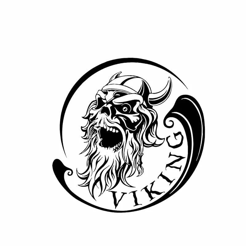 

Creative Viking Fighter Car Sticker Fashion PVC Decal Car Bumper Window Sticker Decoration ZWW-2432,13.5cm*13.5cm