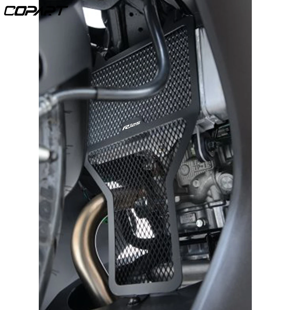 Для Yamaha YZF-R125 R125 Мотоцикл с ЧПУ алюминиевая решетка радиатора Решетка Гриль Крышка протектор черный