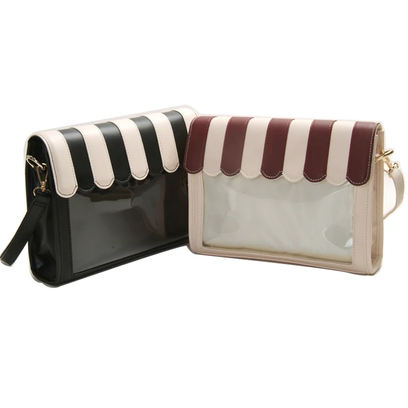 

Shop Display Itabag Japanese Anime Girls Vintage Doll Scene Shoulder Bags Students Comic Market Transparent Messenger Bag