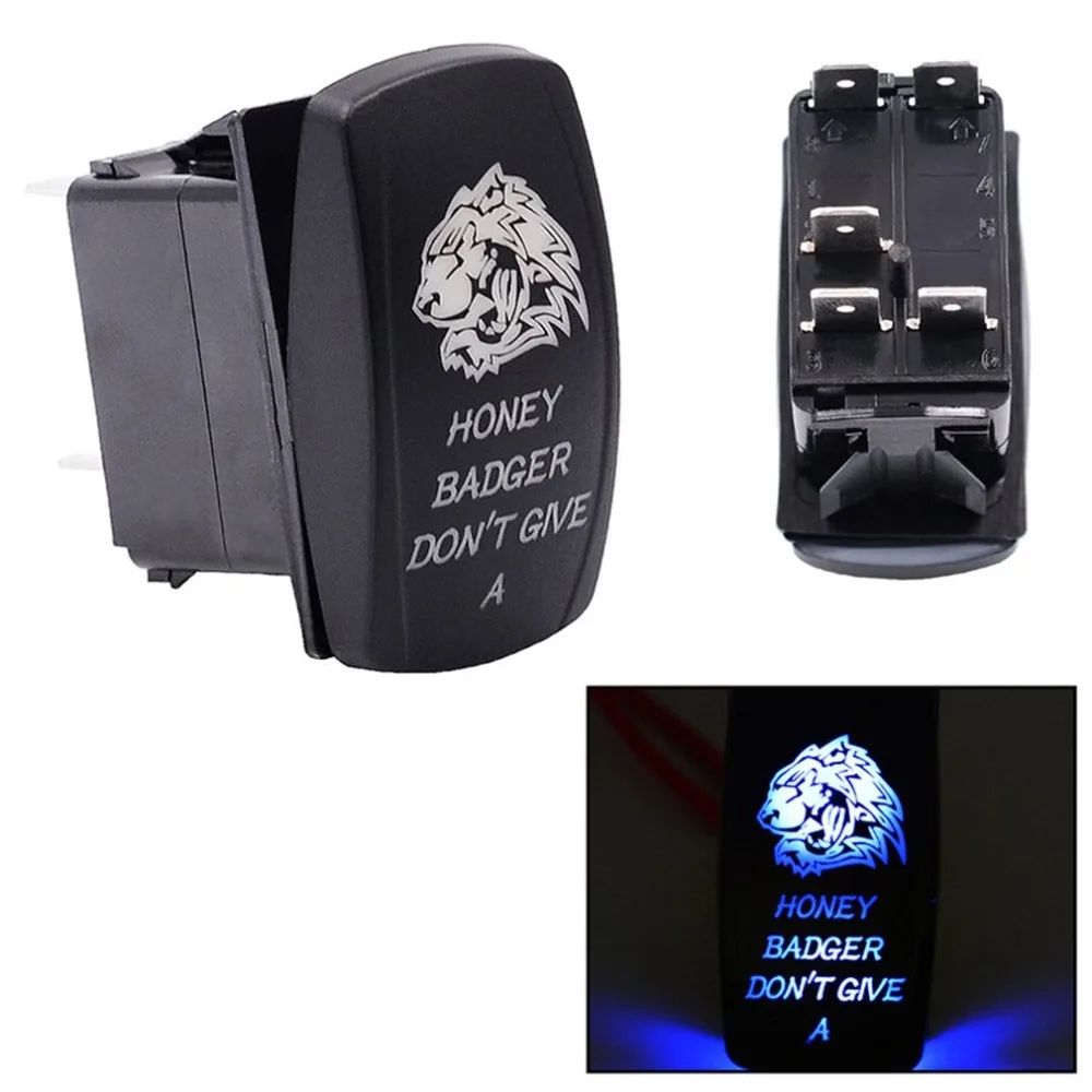 

New CS-371M1 Car Switch Modified Aluminum Self-reset Faucet Button Switch Flameout Horn Start Switch Accessories