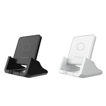 Беспроводное быстрое зарядное устройство 10 Вт домашний держатель телефона Беспроводное зарядное устройство квадратной формы DesktopFast Подставка для зарядки iPhone 11 11Pro proMax