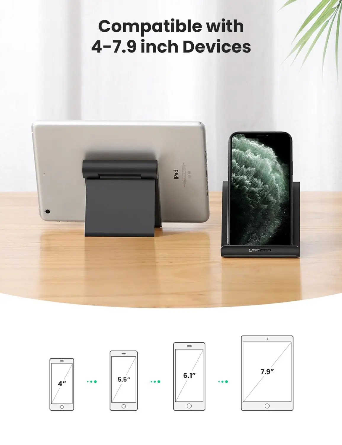 Ugreen Телефон Владельца для iPhone Универсальный Мобильный Стенд Гибкая Настольная