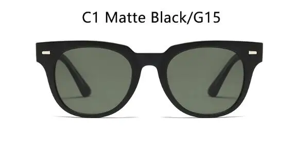 C1 matte black G15 Новинка, модные черные солнцезащитные очки, корейский стиль, CP дужки, регулируемые солнцезащитные очки, роскошные Оттенки для женщин и мужчин, удобные очки - Цвет линз: C1 matte black G15