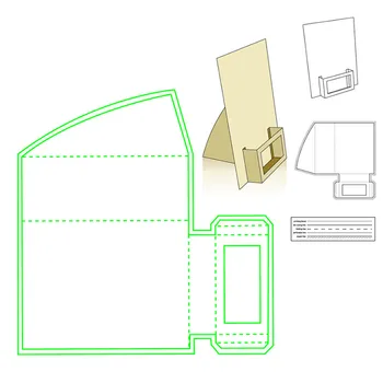 

Eastshape Paper Card Holder Metal Cutting Dies Stitched DIY Scrapbooking Stamps Craft Embossing Die Cut Making Stencil Template