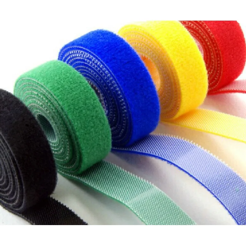 

10mm*500mm Magic Cable Ties Reusable Coded Organiser Cords Hook Loop pc tv cable wire Organiser Tie Magic Tapes