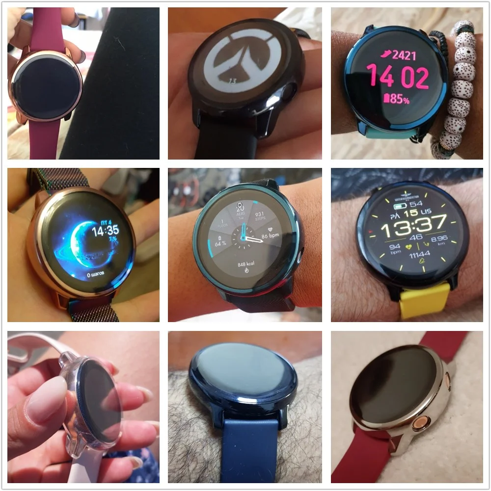 Чехол для Galaxy Watch Active 2, для samsung Galaxy Watch Active 2, 40 мм, 44 мм, защита на весь экран, чехол s