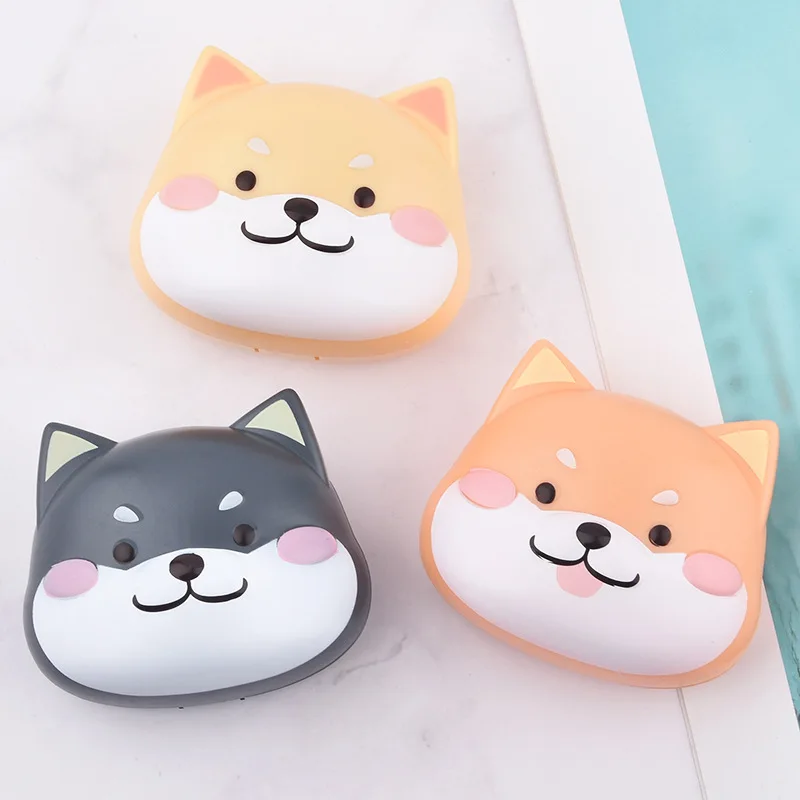 

New Style KD089 Cai Rifle Contact Lens Case Cosmetic Contact Lenses Partner Highest Quality Stereo Cartoon Hidden Glasses Box