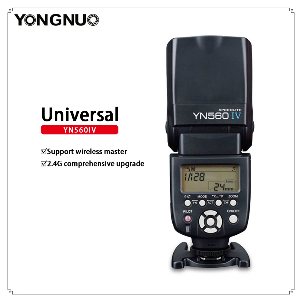 YONGNUO YN 560 III IV Беспроводная основная Вспышка Speedlite для Nikon Canon Olympus Pentax DSLR камера Вспышка Speedlite