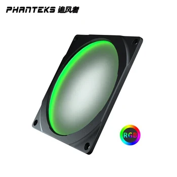 

PHANTEKS Halos 120mm 12V ＲＧＢColorful LED fan aperture compatible with 12cm fan/long screw synchronous motherboard control