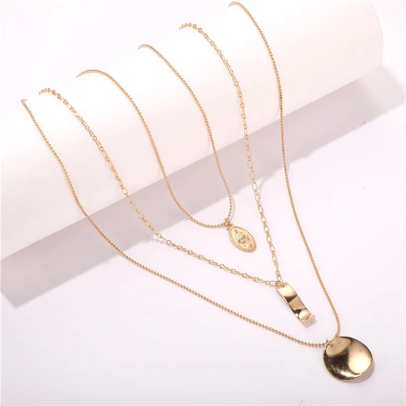 Tocona Charms Cross Moon Necklace Pendant Natural Crystal Stone Bohemian Shell Pineapple Heart Star Chain Chocker Women Jewelry - Image 5