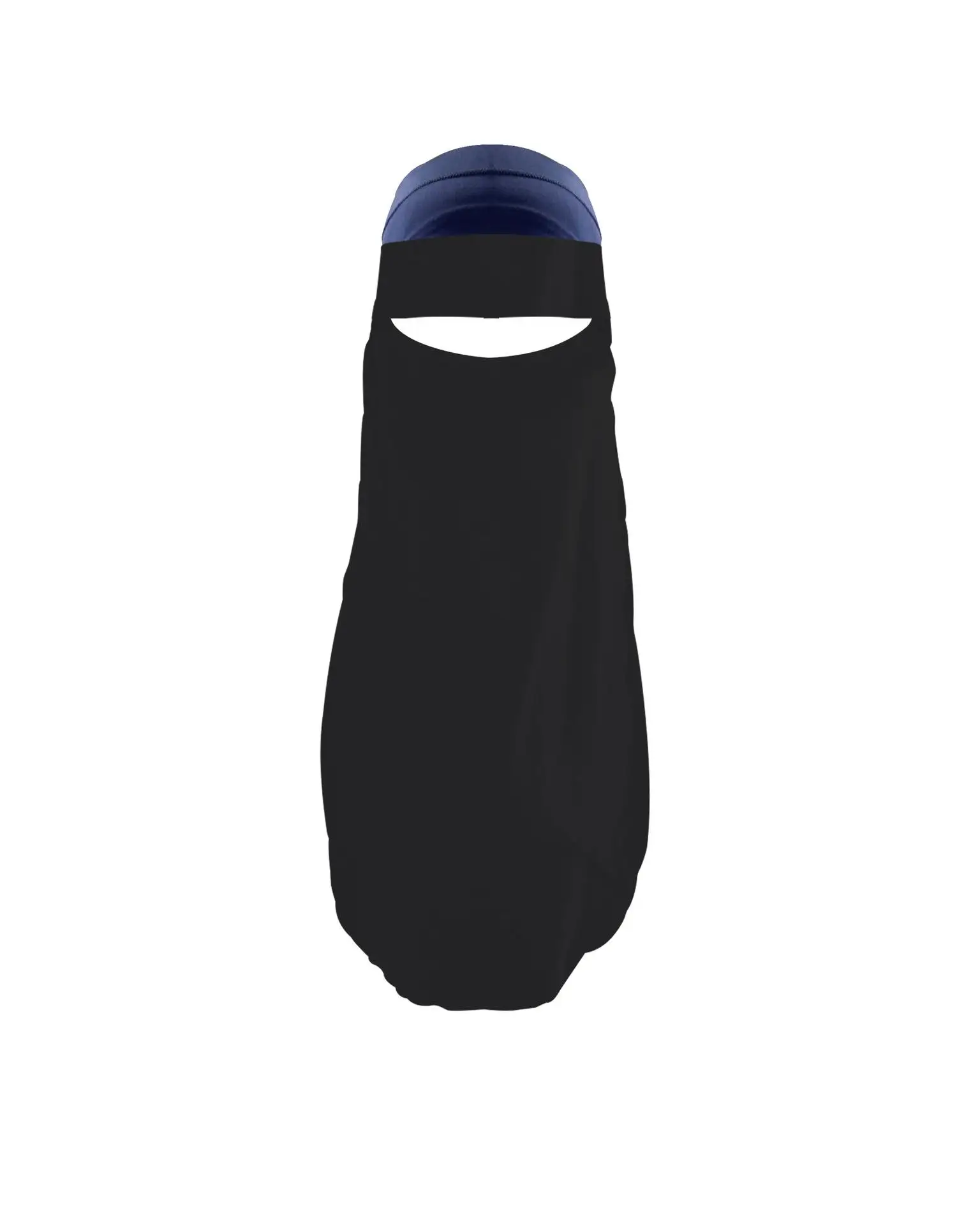 Niqab мусульманские женщины Burka накладные вуали хиджаб лицо Обложка ислам Burqa скромная одежда однослойный один кусок Рамадан Ближний Восток