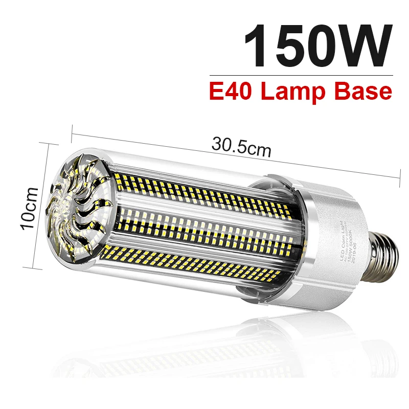 150W E40 Goodland светодиодный светильник-кукуруза E39 E40 Светодиодный светильник-кукуруза 50 Вт 120 Вт 200 Вт Светодиодный светильник 110 В 220 в E27 алюминиевый для склада заводского подвала - Испускаемый цвет: 150W E40