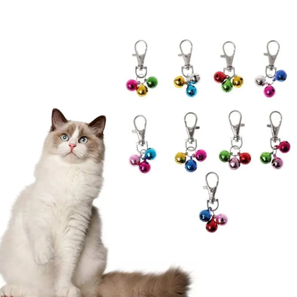 Safety Dog Cat Puppy Collar Bells Buckle Hanging Pendant Decor Pet Supplies