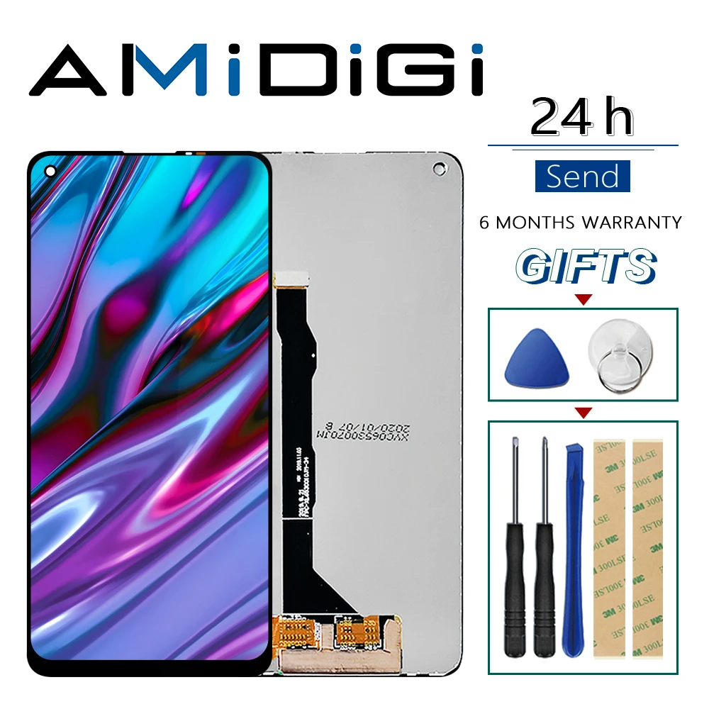 6 53 'черный для UMI UMIDIGI Power 3 ЖК дисплей и кодирующий преобразователь сенсорного