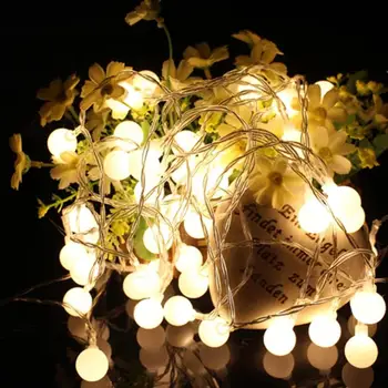 

10/20 LED Fairy Lighting Strings 1.5/3m Battery Mini Light Bulb Shape Garland Christmas Outdoor Household Decoration Lighting