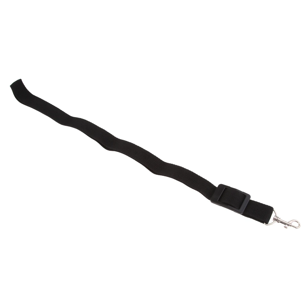 Saxophone Shoulder Strap with Adjustable Length Range and Metal Hook Black for Kids adults Musical Lover