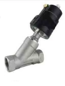 

1 1/4 Inch 2/2 Way pneumatic angle seat valve with 63mm/80mm Aluminium actuator