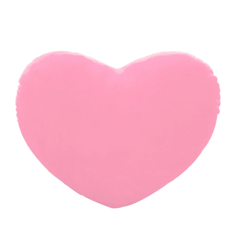 20 см в форме сердца декоративная подушка PP хлопок Мягкая креативная кукла подарок для влюбленных - Цвет: Pink
