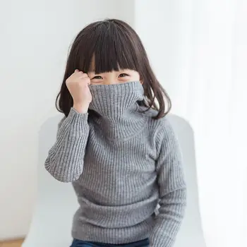 

Children sweaters 0-9T kids knitted shirt baby girls boys spring warm jacket infant winter turtleneck pullovers toldder sweaters