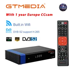 GTMEDIA V8 NOVA Blue/orange 1 год Европа ccam радиоприемник спутниковой связи, цифровое телевизионное вещание S2 Поддержка Встроенный Wi-Fi, Ethernet power vu biss c * am