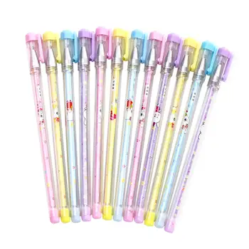 

12Pcs erasable pen gel pen cute cartoon pattern Originality School office Writing Supplies Pen