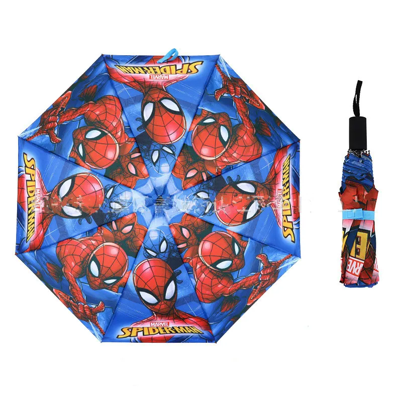 spiderman--B Новинка, детский зонт, складной, Человек-паук, Альтман, Трансформеры, мультяшный узор, детский зонт, 13 цветов на выбор - Цвет: spiderman--B