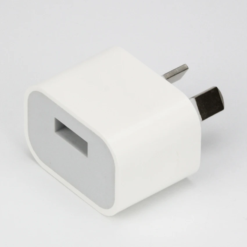 50 шт./лот, USB адаптер питания переменного тока, 5 В, 2 А, Австралия, Новая Зеландия, вилка стандарта Австралии, настенное зарядное устройство для iPhone 6, 7, 8, 6S Plus, X, Xr, Xs, Max зарядное устройство